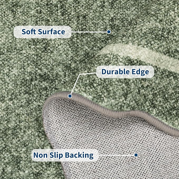 GarveeHome Scalloped Large Area Rug 10x13 Rug - Image 4