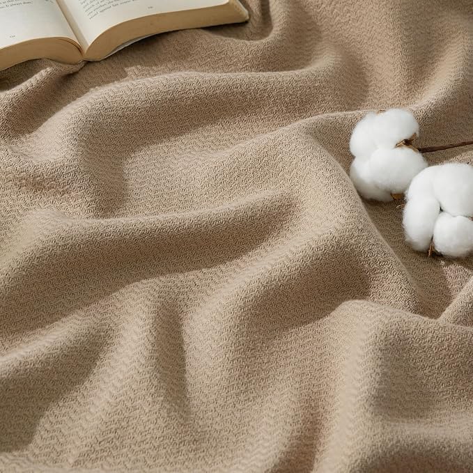 Bedsure GentleSoft 100% Cotton Large Blanket Oversized King by Unknown