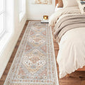 2'6 x 8' Runner Rug Non Slip, Washable Kitchen Rugs, Nursery Room, Soft Runner by Zesthome