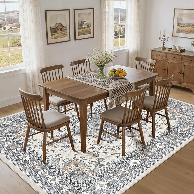 UERMEI 9x12 Area Rug Living Room Rugs - Image 4