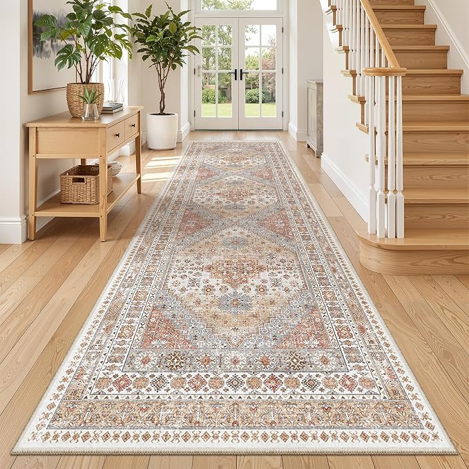 3x10 Runner Rug Non Slip, Washable Hallway Runner Rug, Laundry Room, Soft - Image 3