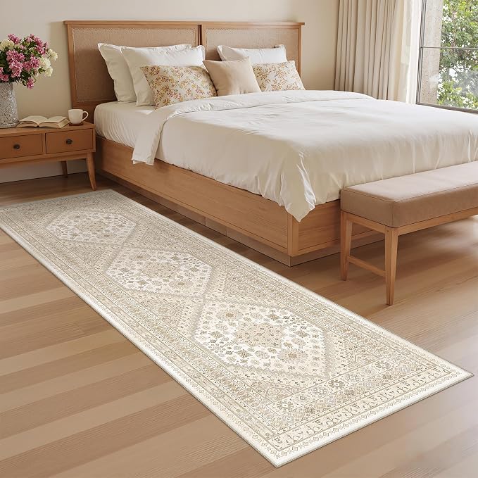 2'6 x 8' Runner Rug Non Slip, Washable Kitchen Rugs, Nursery Room, Soft Runner - Image 9