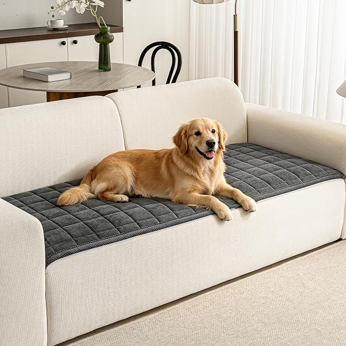 Couch Covers for Dogs Washable, 27.6"x59.1" Non Slip Couch Covers for Loveseat by PJLZJFBY
