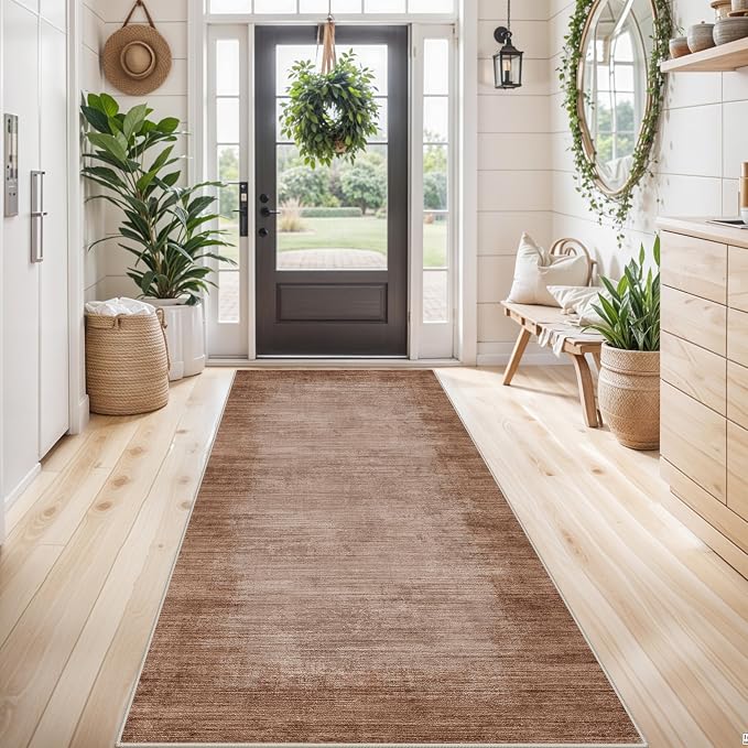 4x8 Washable Indoor Entryway Rug Non-Slip Rubber Backed Floor Mat - Image 3