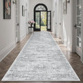 Soalmost Washable Hallway Runner Rug 3x12 Kitchen Entry Rugs Non-Slip, Foldable by Soalmost