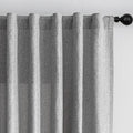 MYSKY HOME Living Room Curtains 84 Inches Long Semi Sheer Light Filtering by MYSKYHOME