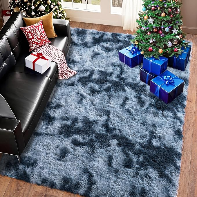 Super Fluffy Area Rug for Living Room 5x7, Shaggy Carpet - Image 7