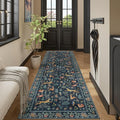 DUKINO 3x10 Washable Runner Rug, Non Slip Animal Rug by DUKINO