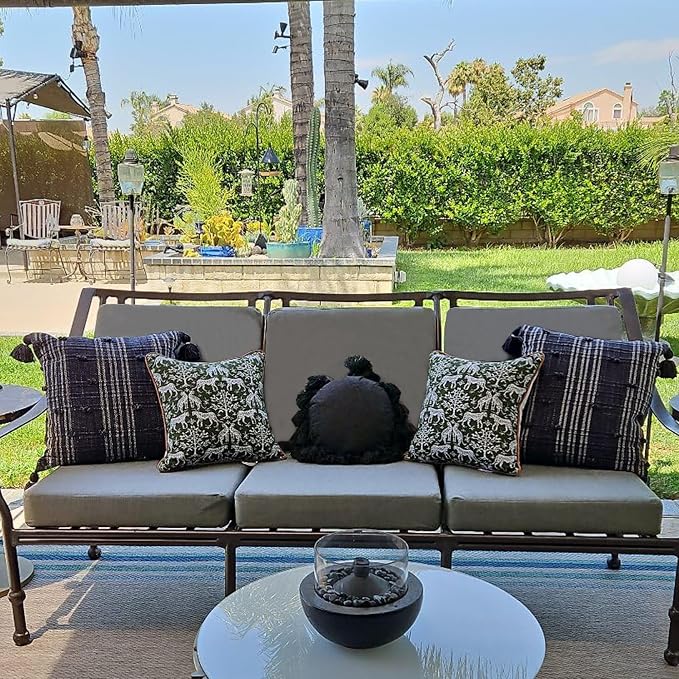 Sqodok Outdoor Cushion Covers 24x24 inch, Wicker Chair - Image 3
