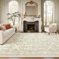 Soalmost 7x10 Area Rug for Living Room Washable Rugs Non-Slip Beige/Brown | by Soalmost