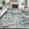pmtsns Area Rugs 8x10 for Living Room: Washable Rug Modern Abstract Neutral by pmtsns