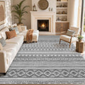 cotiled Boho 9x12 Area Rug for Living Room: Large Moroccan Washable Rug | Stain by COTILED