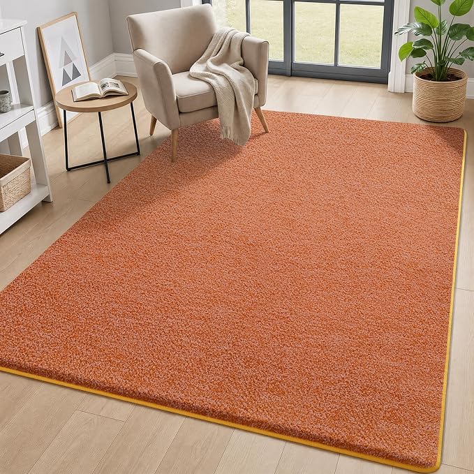 5x7 Area Rugs for Living Room Non Slip Dorm Bedroom Rug, Minimalist Washable - Image 8