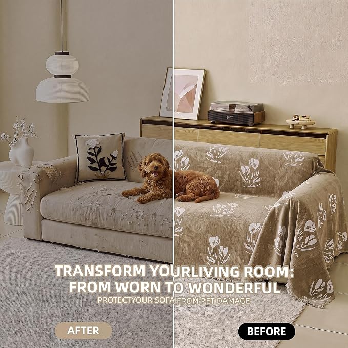 Couch Cover for Dogs Washable Sofa Cover, Sectional Couch Covers, Sofa Covers - Image 5
