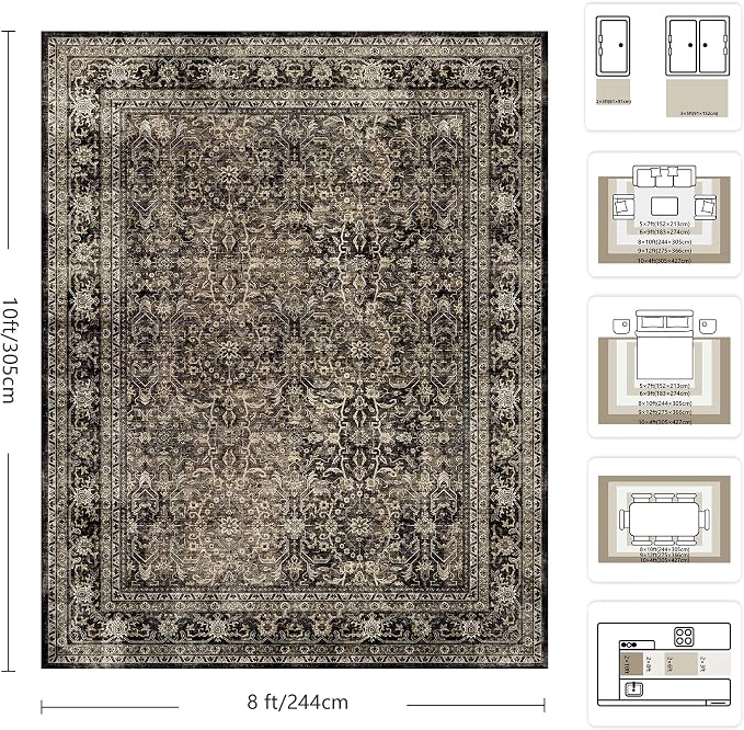 8x10 Area Rugs for Living Room - Image 2