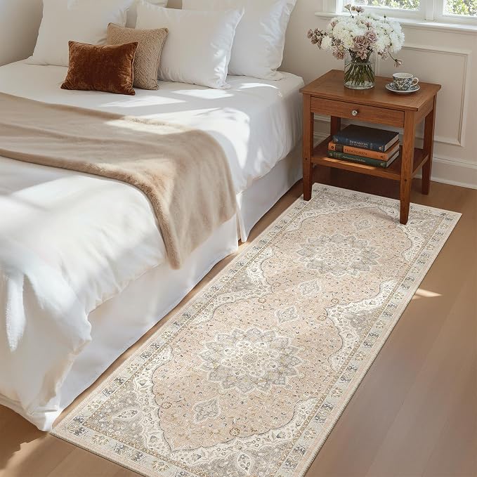 Madane Hallway Runner Rug 2x5 Washable Entry Rugs Non-Slip, Soft Low-Pile by Madane