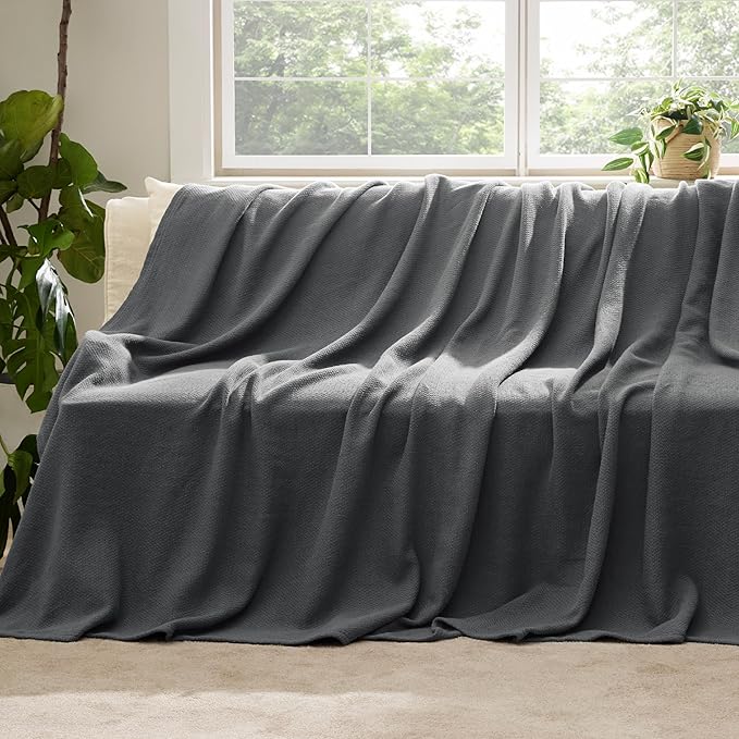 Bedsure GentleSoft 100% Cotton Blanket Twin XL Size - Image 5