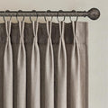 Topfinel Pinch Pleated Curtains 72 Inches Long 2 Panels Set, Dark Flax Semi by Topfinel