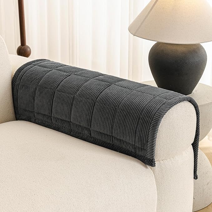Velvet Couch Covers for Sectional Sofa Washable, Non-Slip L Shaped Sectional - Image 3