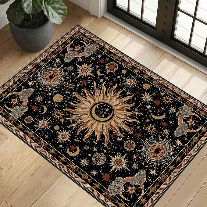 Vacuum-Friendly, 2x3 Washable Area Rug by meejou