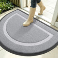 OLANLY Half Circle Front Door Mat Outside 35x23 All-Season Rubber Doormat | by OLANLY