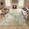 Green Washable Rug 5x7 Area Rugs by Acapet