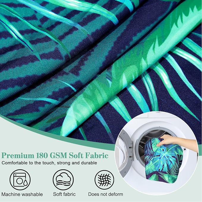 8Pcs Patio Cushion Covers Stretch Outdoor Furniture Protector Slipcovers | - Image 7