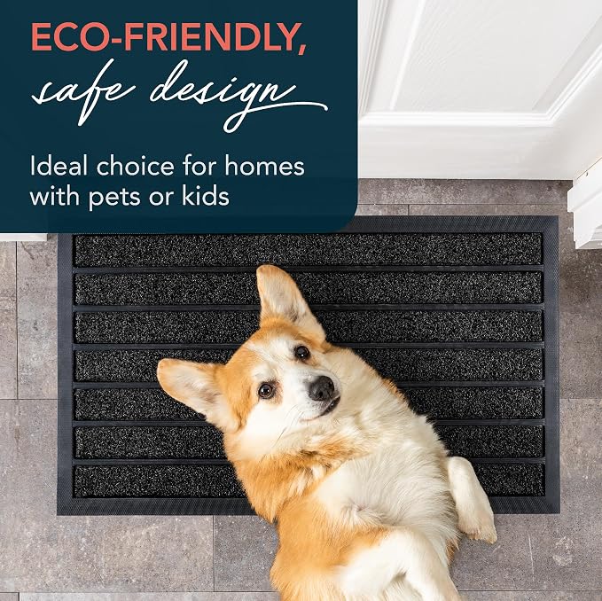 ubdyo Extra Durable Door Mat Outside Entrance | Dirt Trapping, Non-Slip Backing - Image 8