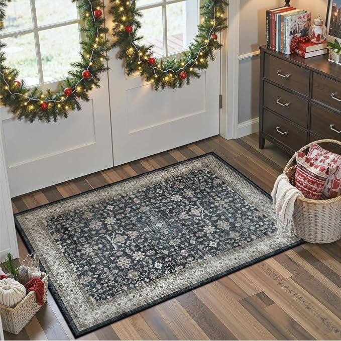 Small Rugs for Entryway Door Mat 2x3 for Kitchen Bathroom | Non Slip;Machine - Image 7