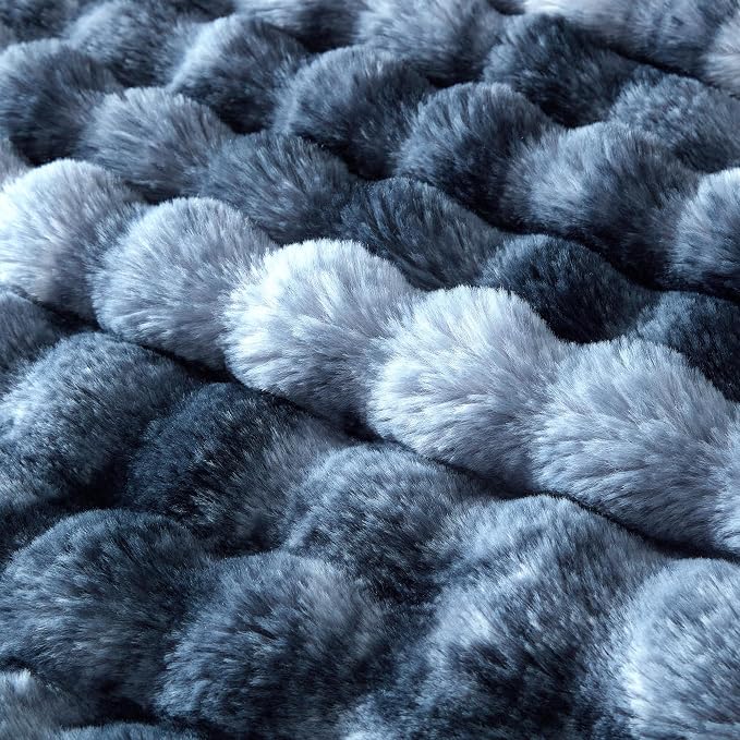 50x60 Inches Ultra-Soft Fuzzy Faux Fur Plush Throw Blanket - Image 6