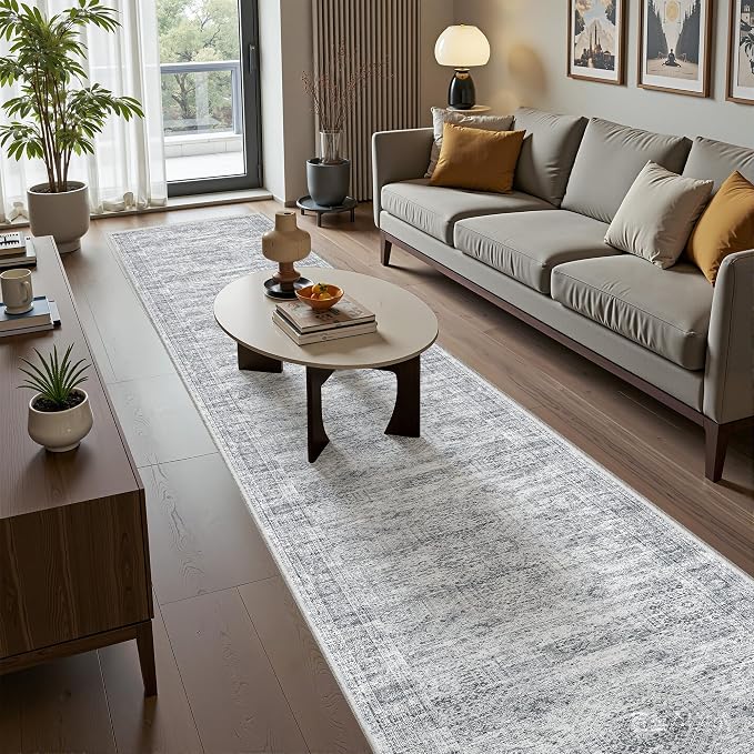 2x12 Runner Rug Non Slip, Washable Hallway Runner Rug, Laundry Room, Soft - Image 3