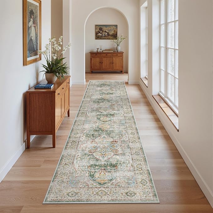 Madane Hallway Runner Rug 2x8 Washable Kitchen Rugs Non-Slip, Soft Ultra-Thin - Image 3