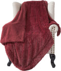 Bedsure GentleSoft Fluffy Burgundy Red Throw Blanket, Maroon Red Decor Gifts by Unknown