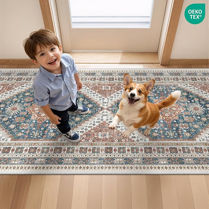 Washable Runner Rug 2.5x14, Long Kitchen Rugs Non-Slip, Soft Hallway Runner - Image 9