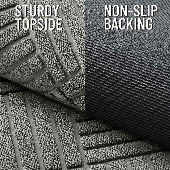 OLANLY Front Door Mat Outside Entrance, Waterproof Heavy-Duty Doormat | 29.5x17 - Image 5