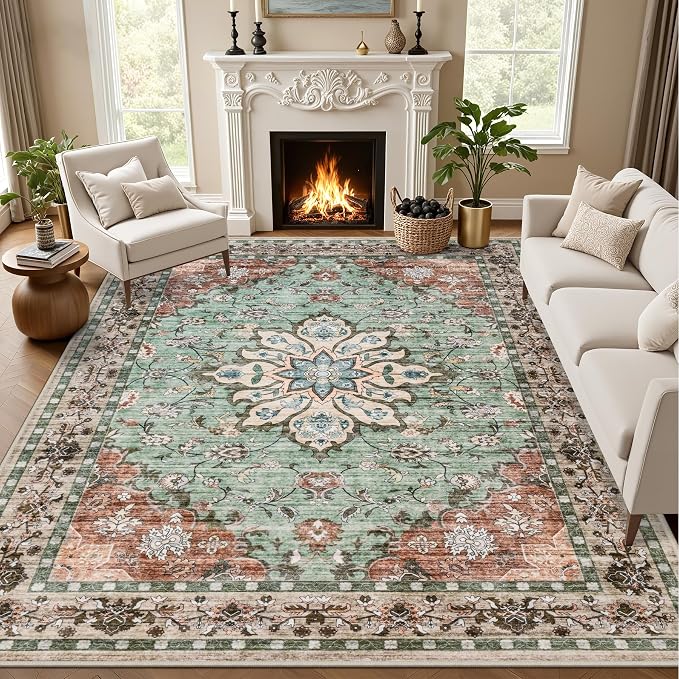 8x10 Area Rugs Living Room: Washable Rug by EXPEDIX
