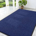 OLANLY Front Door Mat 59x40, Waterproof Heavy-Duty Indoor Outdoor Doormat | Blue by OLANLY