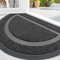 OLANLY Half Circle Front Door Mat Outside 59x34 All-Season Rubber Doormat | by OLANLY