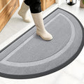 OLANLY Half Circle Front Door Mat Outside 47x23 All-Season Rubber Doormat | by OLANLY