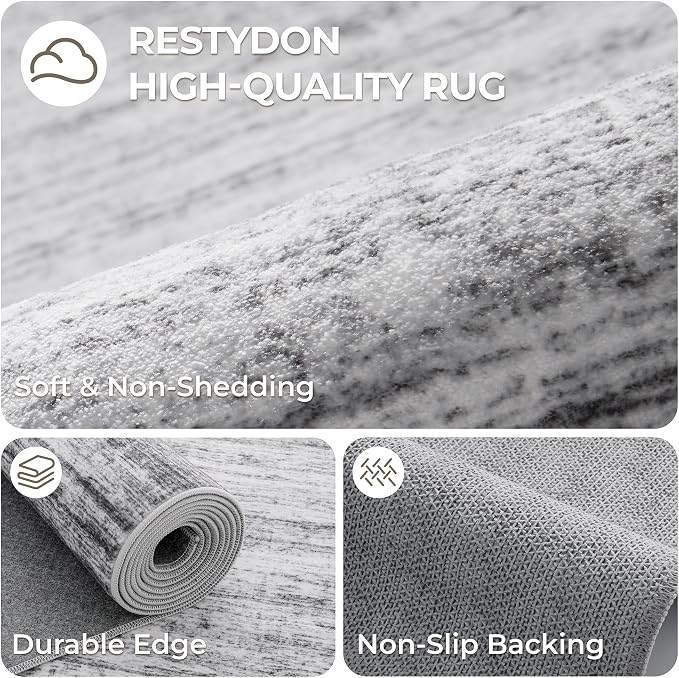 2x10 Runner Rug Non Slip, Washable Hallway Runner Rug, Laundry Room, Soft - Image 7