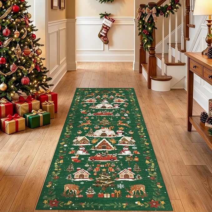 Washable Christmas Rug Runner 2x6 - Image 5