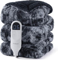Bedsure Faux Fur Heated Blanket Full Size, Fast Heating Electric Blanket Full by Unknown