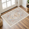 2x3 Entryway Rug Vintage Washable Rug Runner by Restydon