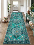 SERISSA 2'6"x10' Washable Non Slip Boho Runner Rug by SERISSAHomeDecorCollection