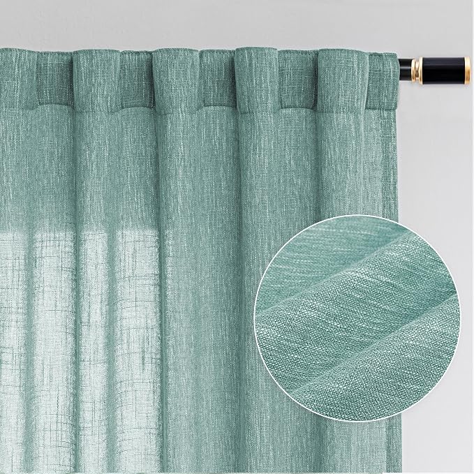 MYSKY HOME Turquoise Living Room Curtains - Image 9