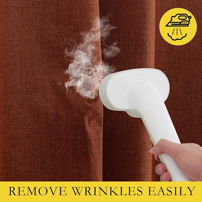 NICETOWN 100% Absolutely Blackout Linen Curtains - Image 7