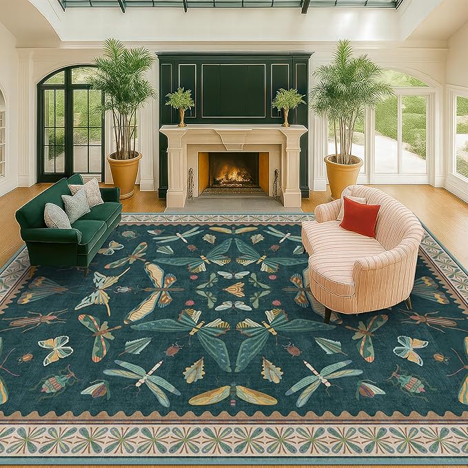 9x12 Large Living Room Rug by HazoHaus