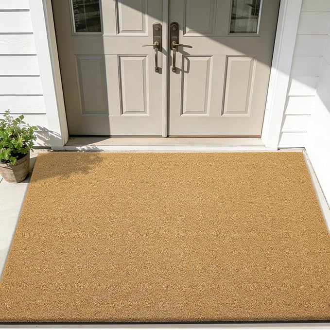 OLANLY Front Door Mat, Low Profile Doormat, Stain and Fade Resistant, - Image 2