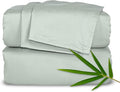 King Sheets by Pure Bamboo, Genuine 100% Organic Viscose Derived from Bamboo Bed Sheet Set, Luxuriously Soft & Cooling, Double Stitching, 2 Year Quality Promise (King, Sea Glass)