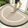OLANLY Half Circle Front Door Mat Outside 35x23 All-Season Rubber Doormat | by OLANLY